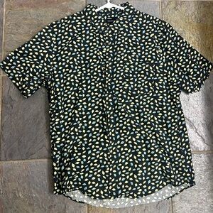 Public Opinion Short Sleeve Button Down Shirt Size XL